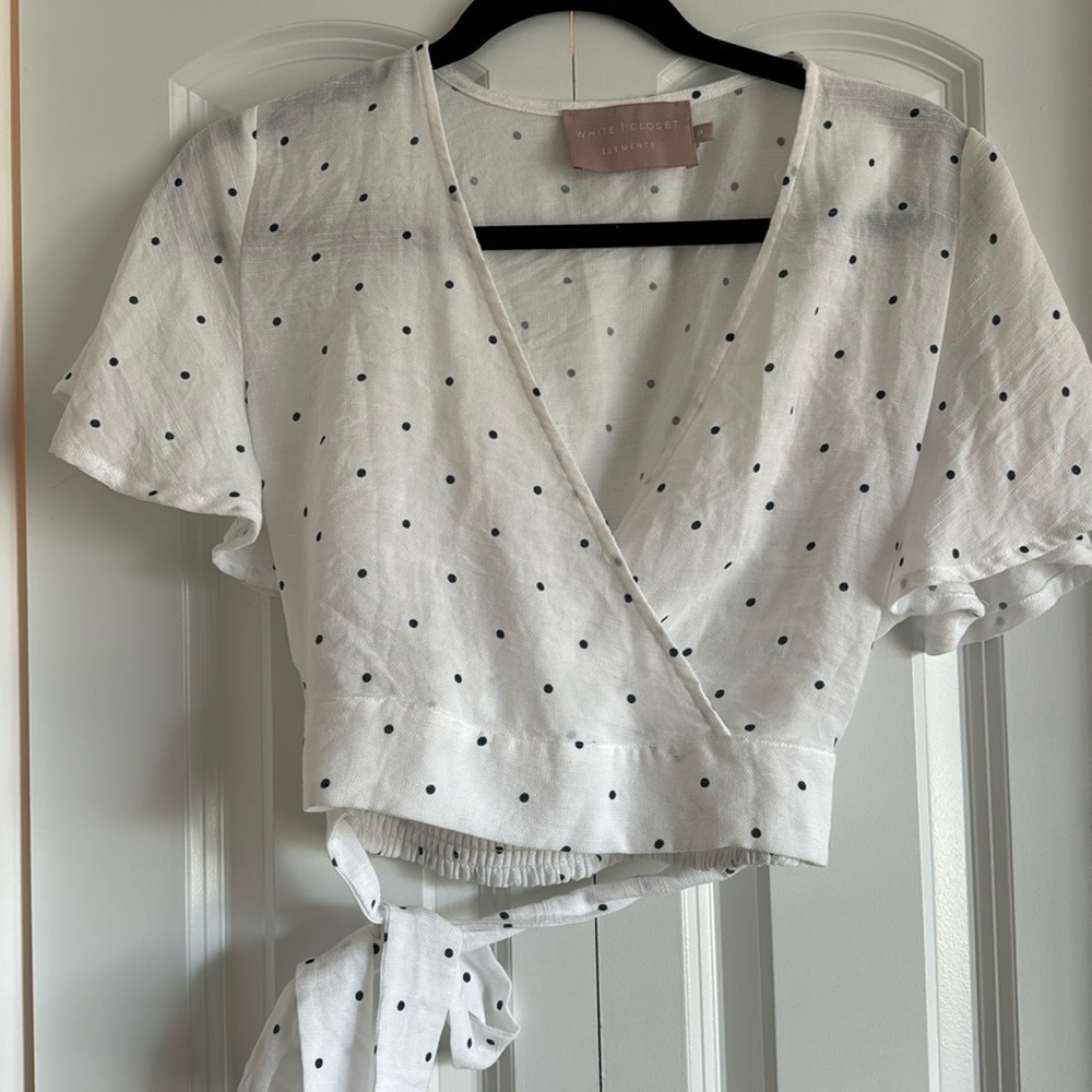 Polka Dot Crop Top